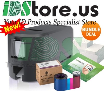 New Entrust Sigma DSE Single Side ID Card Printer