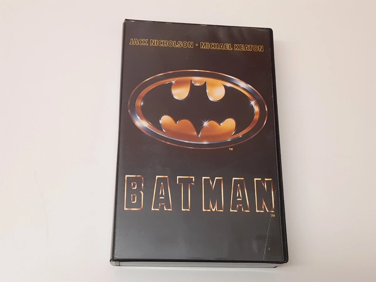 Batman 1989 VHS German PAL Warner Video Michael Keaton Jack Nicholson Tim Burton
