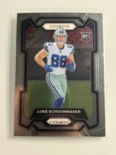 2023 Panini Prizm Luke Schoonmaker Rookie 325 Dallas Cowboys SP RC