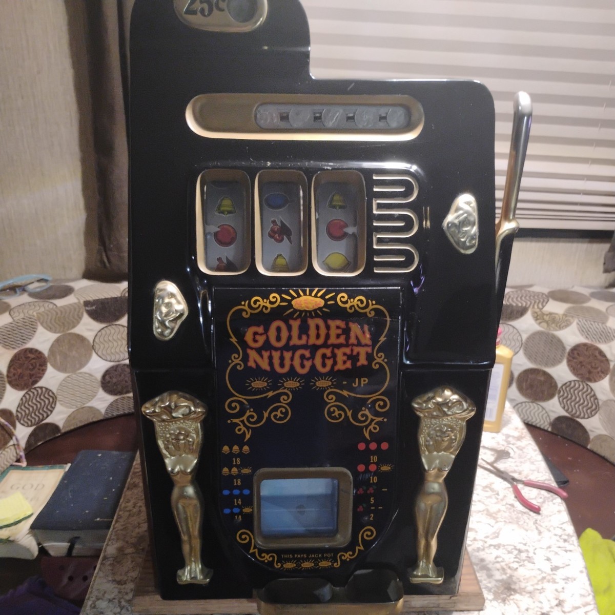 【Vintage】GOLDEN NUGGET CASINO RED Golden Nugget Casino Las Vegas Nevada Red Dice Pair Vintage