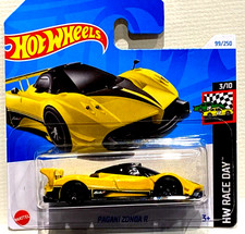 HOT WHEELS - 1/64 - PAGANI ZONDA R - YELLOW - (F1)
