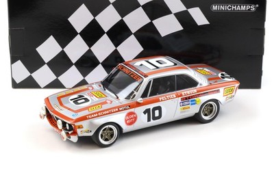 1:18 Minichamps BMW 2800 CS Team Schnitzer Motul 24h SPA 1972 Fitzpatrick/ Pelti