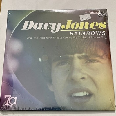 Davy Jones   Rainbows / You Don't Have To Be A Country Boy Rare Sealed 45