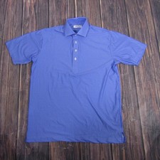 Collars  Co Shirt Mens Small Blue Dress Collar Polo Featherweight Stretch Golf