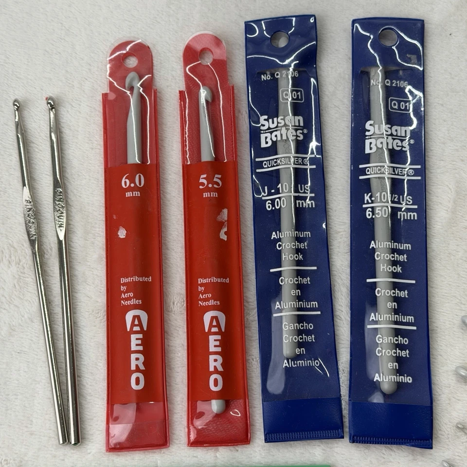 Vintage Made in England Knitting Needles Lot of 12 Pairs Mixed Sizes - Image 2 of 4