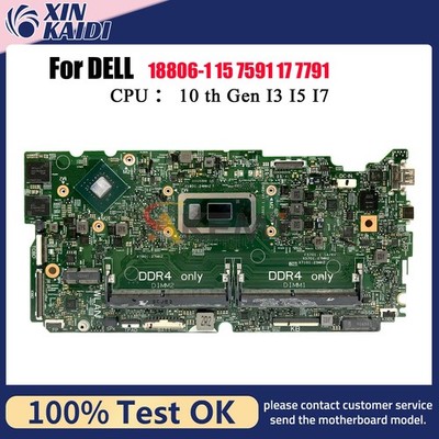 18806-1 Mainboard For Dell Inspiron 15 7591 17 7791 i5 i7 0850TM 0D0JY6 0850TM