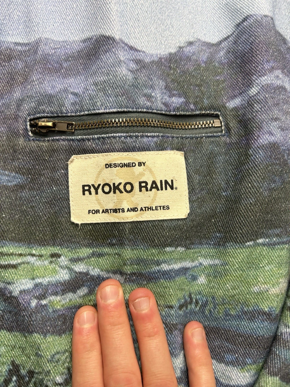 Ryoko Rain Reversible Valley of Flowers Work Jacket Men’s Size XXL GREAT image 4