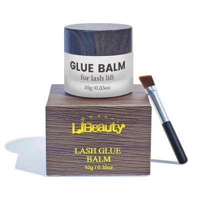 Libeauty Lash Lift Balm Glue Strong Sticky 10g/0.35oz, White Coconut