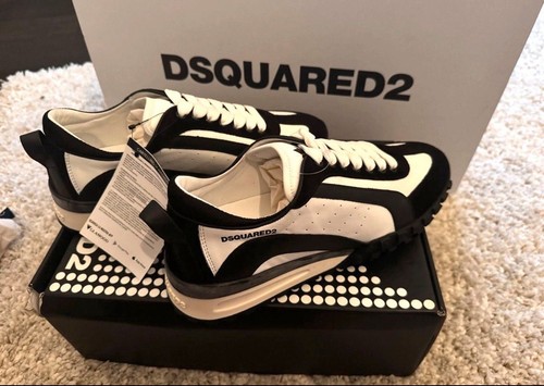 Zapatillas deportivas Dsquared2 LEGEND negro blanco talla 42 NUEVAS/EMBALAJE ORIGINAL - Imagen 2 de 6