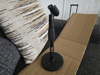 Gator Frameworks Weighted Base Microphone Stand   Short Desktop Mic Stand  ️