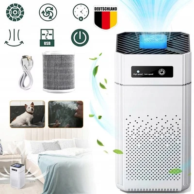 MARKENLOS Luftreiniger Allergiker mit HEPA gegen 99,97 Prozent Schimmel Staub Pollen