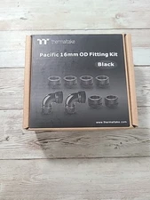 Thermaltake Pacific 16mm OD Fitting Kit Black 