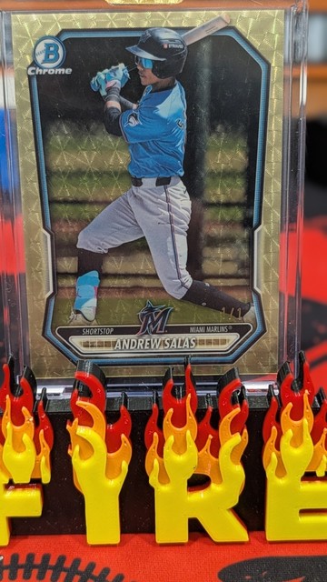 Andrew Salas SUPERFRACTOR #1/1  🔥 2026 Bowman Crome Prospects Super Fractor