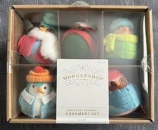 Target Wondershop FEATHERLY FRIENDS Birds Christmas Ornament Box Set of 6