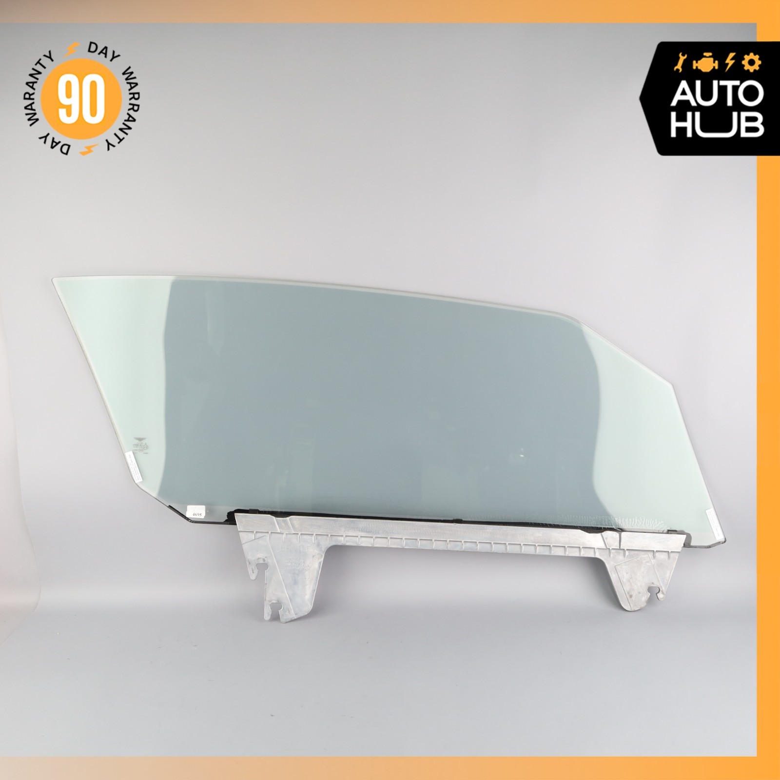 07-18 Bentley Continental GTC Front Left Door Window Glass 3W7845021F OEM 49k