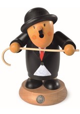 Figurine de fumeur Mullerchen Charlie Chaplin, hauteur 16 cm, Er.. MU 16422 neuf