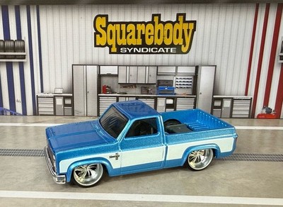Custom 2019 Hot Wheels Boulevard Premium '83 Chevy Silverado 3d Resin Wheels