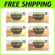 6-Pack of Low-Carb Angel Hair & Fettuccine Shirataki Noodles – Ready in Minutes