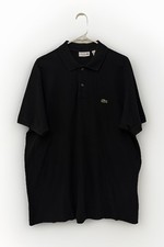 Lacoste Black Short Sleeve Polo Shirt Classic Fit Mens Size XXL