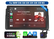Eonon Android 14 Apple CarPlay Car Stereo GPS Sat Nav Radio Head Unit BMW E46 M3