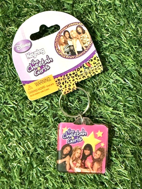 New  Vintage Disney  The Cheetah  Girls  Pink  Keyring  , Keychain