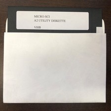 Micro-Sci A2 Utility Diskette V10B / Apple II, IIe, IIc,  IIgs Computers