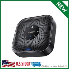 Conference Speakerphone M0 Plus, 4 AI Mics 360 Voice Pickup, Noise Reduction, U