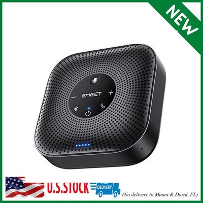 Conference Speakerphone M0 Plus, 4 AI Mics 360° Voice Pickup, Noise Reduction, U
