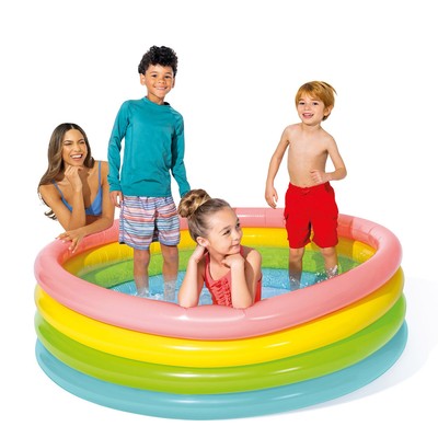 Aufblasbarer Pool Rainbow 4 Ringe 168 x 46 cm INTEX 56441