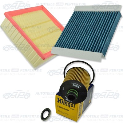 Inspektionskit Filter Satz Paket XS (AB) FIAT DOBLO OPEL COMBO D 1,6D+ o.S/S