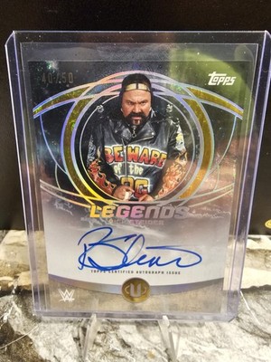 RICK STEINER 2025 Topps Universe WWE Legend Autograph /50 Gold On Card Auto