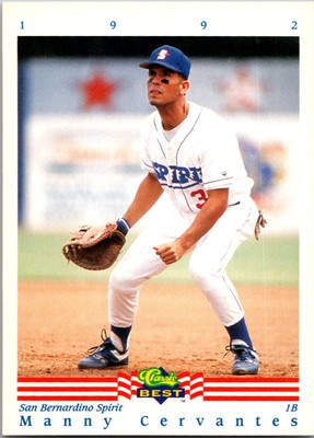 Manny Cervantes 1992 Classic Best #151 San Bernardino Spirit