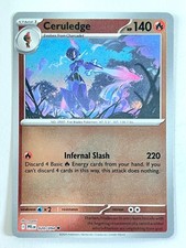 Ceruledge 020/094 Reverse Holo Uncommon Phantasmal Flames Pokemon - Near Mint NM