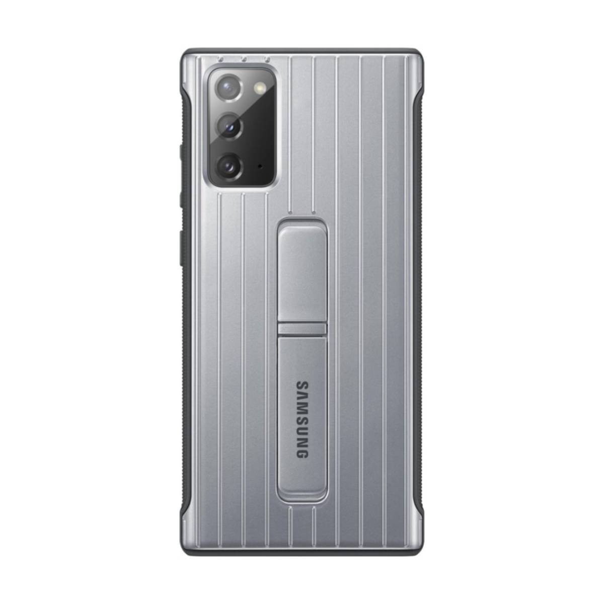 Protection Galaxy Note 20 renforcée grise en silicone robuste premium - 3