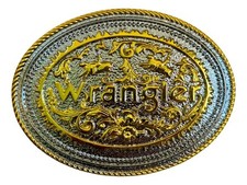 Mexican Wrangler Charro Cowboy Belt Buckle Hebilla Vaquera Made In Mexico