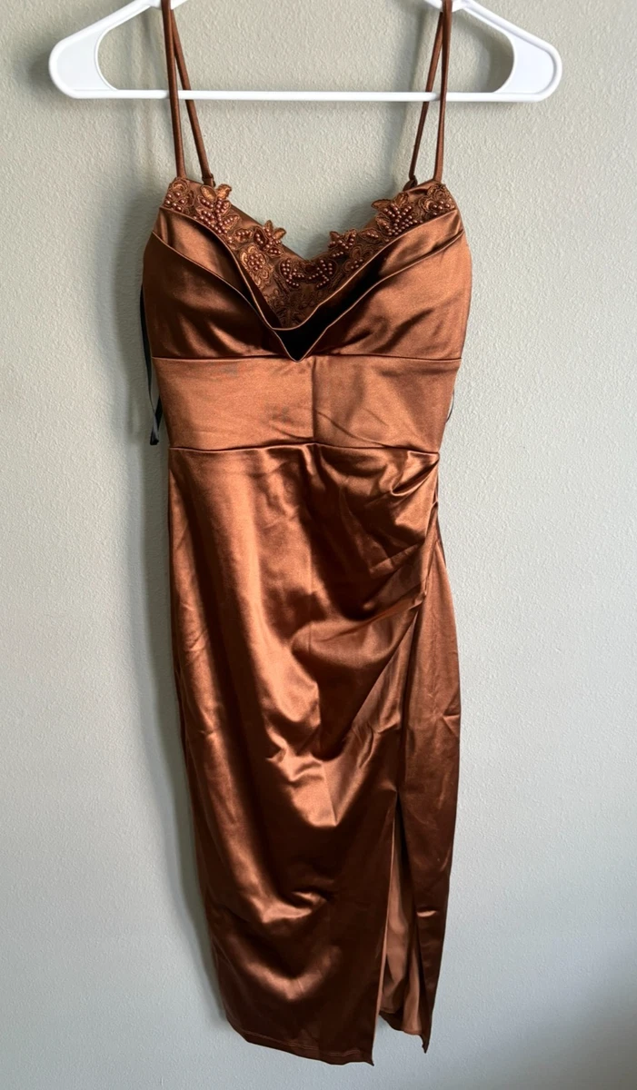 Brown Beaded Dresses for Women for sale | eBay