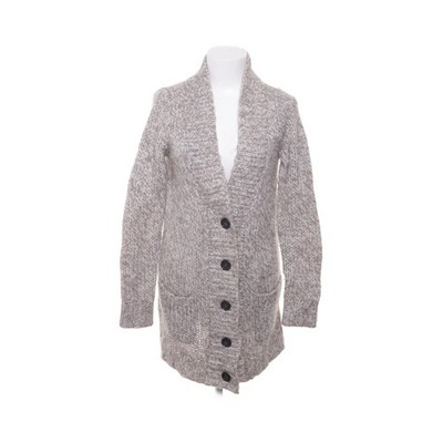 J.Crew, Strickjacke, Damen, Größe: S, Grau/Weiß, Acryl/Mohair/Wolle #4lF