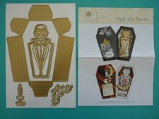 Anna Griffin COFFIN BOX CARD Cut/ Emboss Die Set AG1675 Halloween Vampire NIP