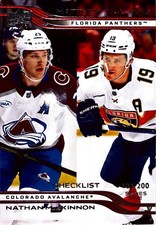 2025-26 Upper Deck Series 1 - Checklist Nathan MacKinnon, Matthew Tkachuk #200