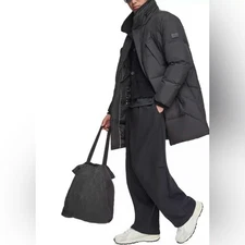 ANDREW MARC x RICHARD CHAI Down Puffer Coat Jacket Black Waterproof NEW Men's XL