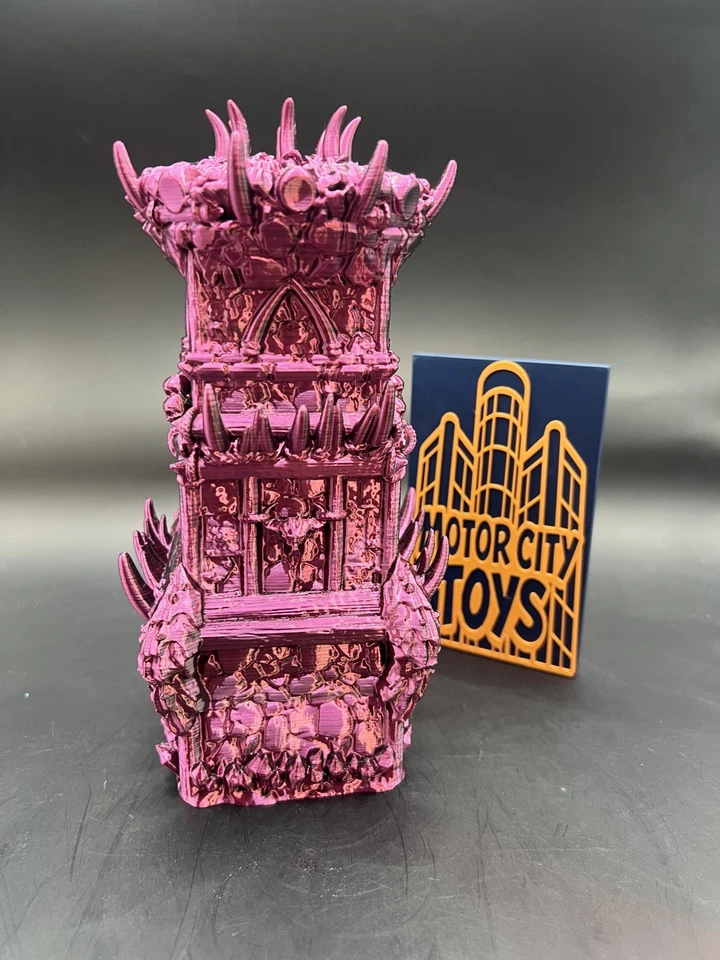 Torre de dados - Torre de dados Castillo - Torre de dados DND - Juegos de mesa - Impreso en 3D Foto 2 de 4