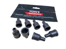 8 pack straight 7-8mm spark plug wire rubber boots socket distributor caps USA
