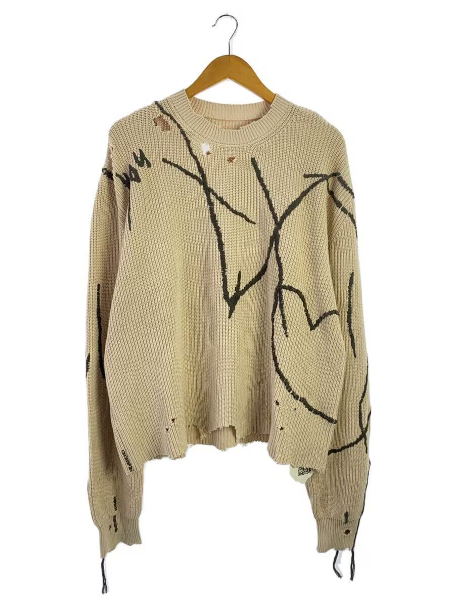 GEM SWEATER404 Damaged Processing 142857 Knit Swe… - image 1