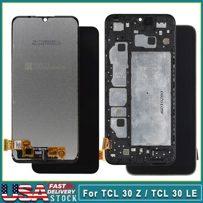 NEW LCD Display Touch Screen Digitizer Assembly Frame For TCL 30 Z / TCL 30 LE