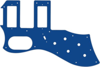 WD Custom Pickguard For Left Hand Guild 2016 S-200 T-Bird Reissue #08 Blue/Wh...