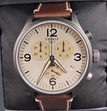 Tissot Chrono XL T116617A Men's Leather Band Chronograph Watch NEW Z2-C2