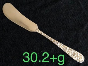 Stieff 🇺🇸 Rose 1892 Sterling Silver Butter Spreader 30.2+g No Monograms