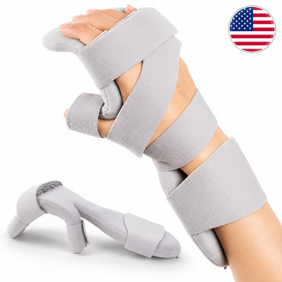 Adjustable Stroke Hand Brace Support Finger Night Hand Splint Support Orthopedic