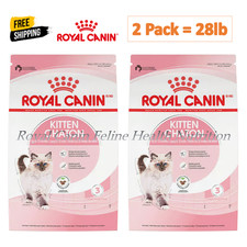 2 Pack,Royal Canin Feline Health Nutrition Kitten Dry Cat Food,14 lb Bag 2.91 per pound
