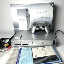Console Sony Playstation 2 Ps2 Fat  Silver Scph- 50004 PAL COMPLETA SEALED DEMO